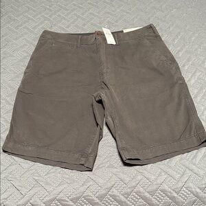 American Eagle Men’s Classic Charcoal Flat Front Flex Shorts, NWT’s, Size 33